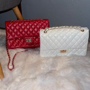 Quilted crossbody/shoulder bag bundle!